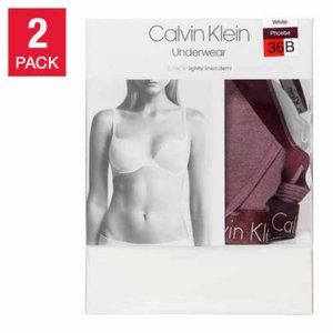 Calvin Klein Ladies' Underwire Bra, 2-Pack